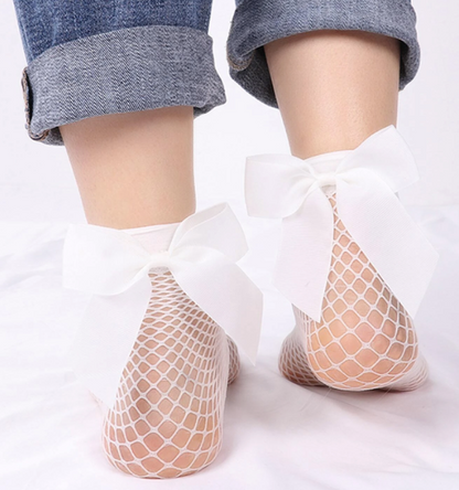 Lyona Blanche Fishnet Strømper YouAreCornyBye