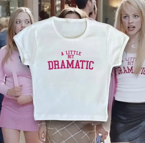 Regina George Dramatic T-shirt hvit