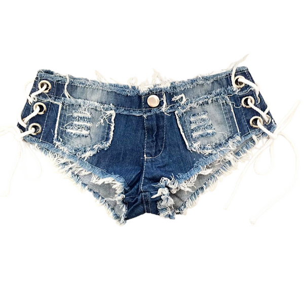 Tiny denim shorts YouAreCornyBye