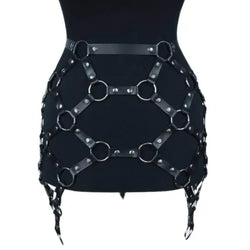 Minerva Leather Skirt