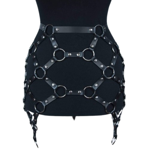 Minerva Leather Skirt