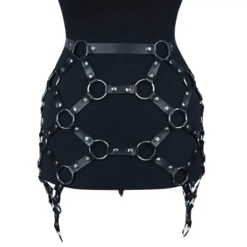 Minerva Leather Skirt