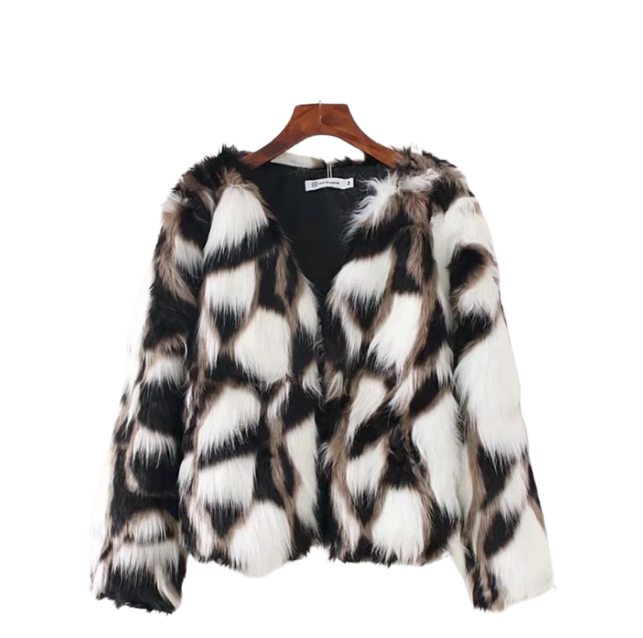 Naima Noir Fuskepels Kåpe YouAreCornyBye