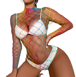 Rainbow Era Fishnet YouAreCornyBye