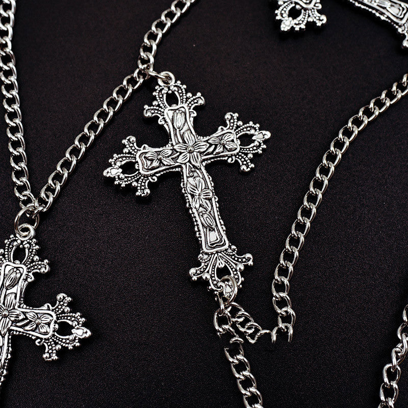 Gothic Cross Waist Chain