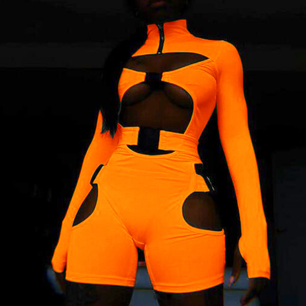 Astra Naranja Quasar Jumpsuit