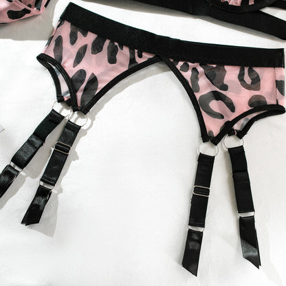 Angelina Rosé Leopard Sett
