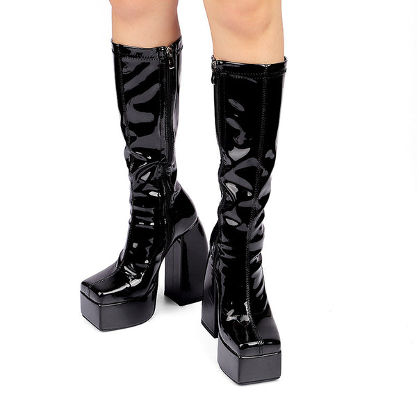 Sasha Night Chunky Heels
