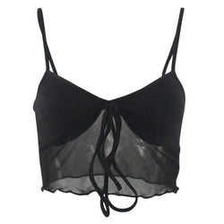 Melissa Noir Mesh Topp YouAreCornyBye