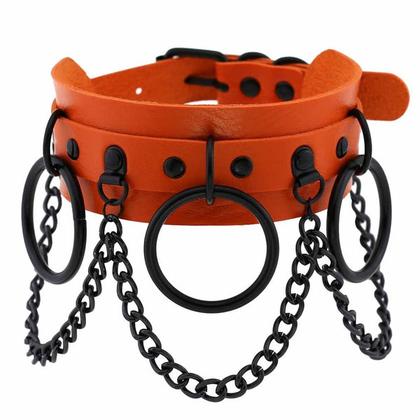 Punk Choker Oransje
