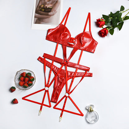 Chaima Rouge Lingerie Sett YouAreCornyBye