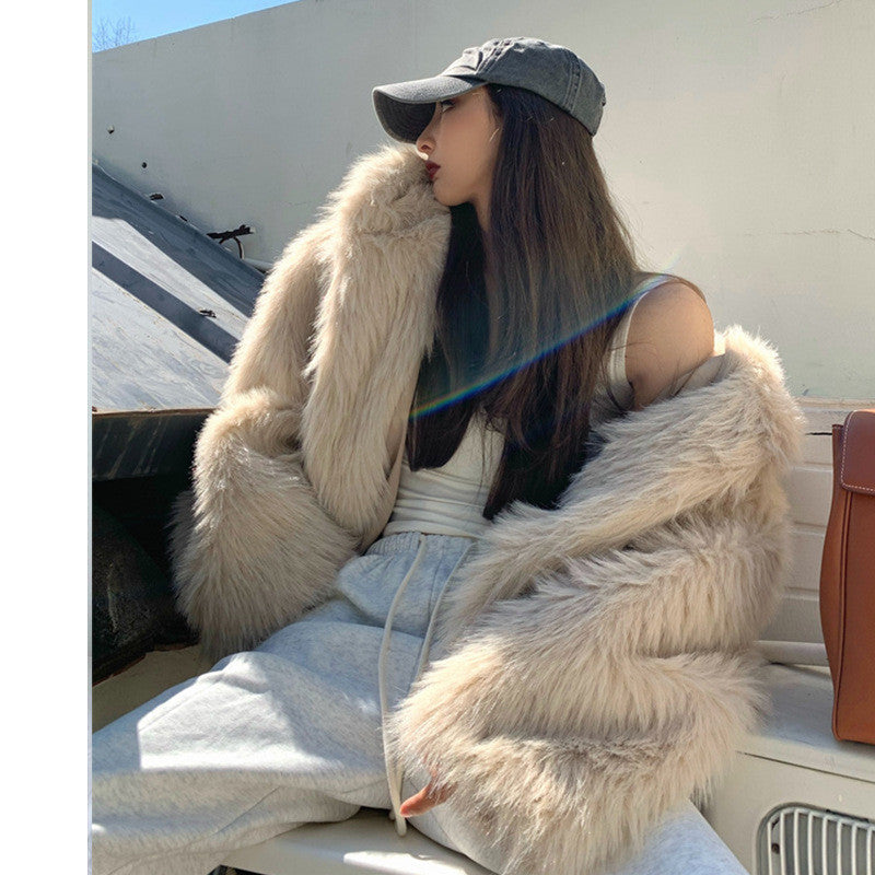 Karima Oversize Fuskepelskåpe YouAreCornyBye