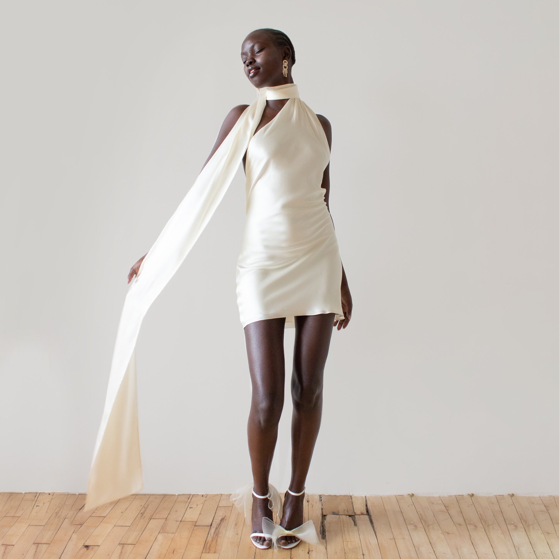 Noelle Satin Dress YouAreCornyBye