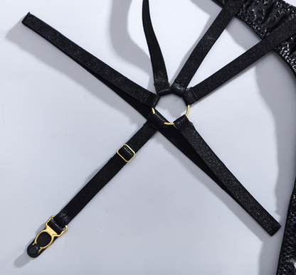 Chaima Noir Lingerie Sett