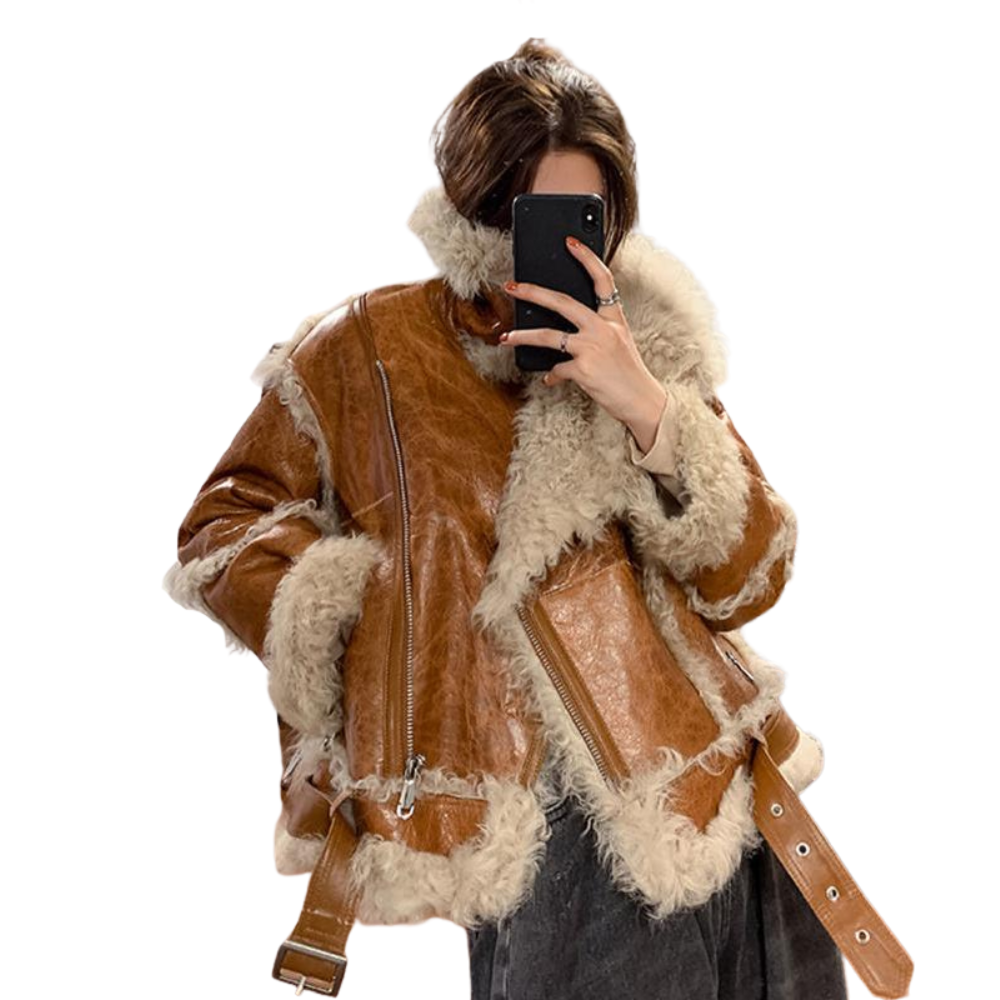 Minna Lærjakke YouAreCornyBye