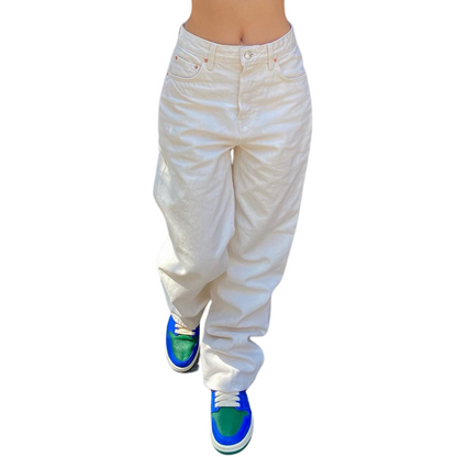 Kimberly Offwhite Bukser YouAreCornyBye