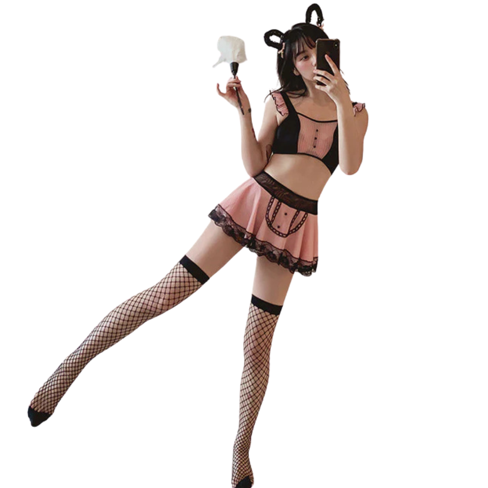 Pink French Maid YouAreCornyBye